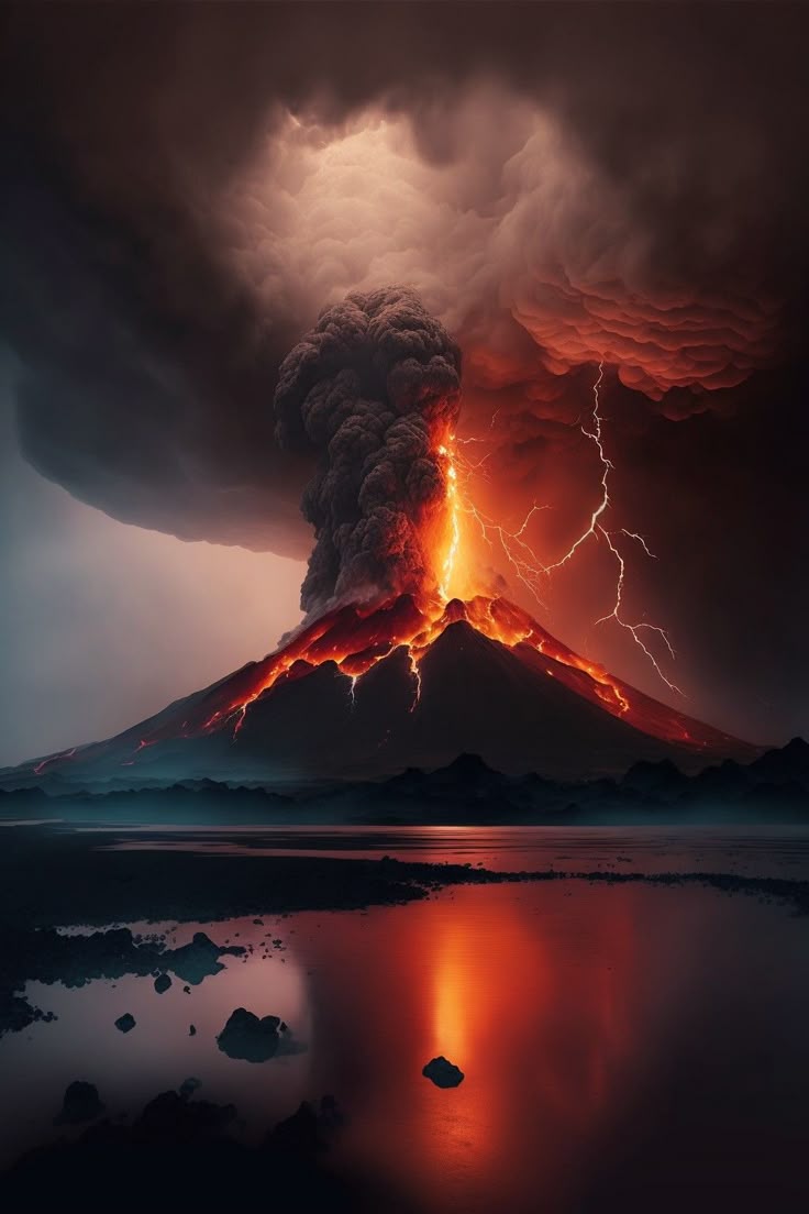  “Volcanic eruption and pumice rock nature’s natural water filter”